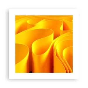 Poster - Like Waves of the Sun - 40x40 cm
