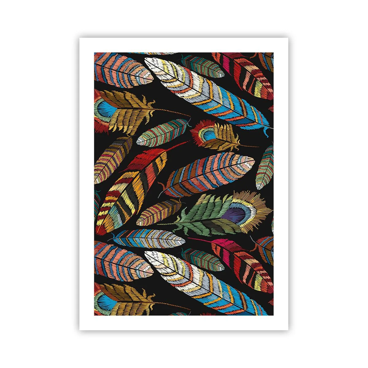 Poster - Bird Carnival - 50x70 cm