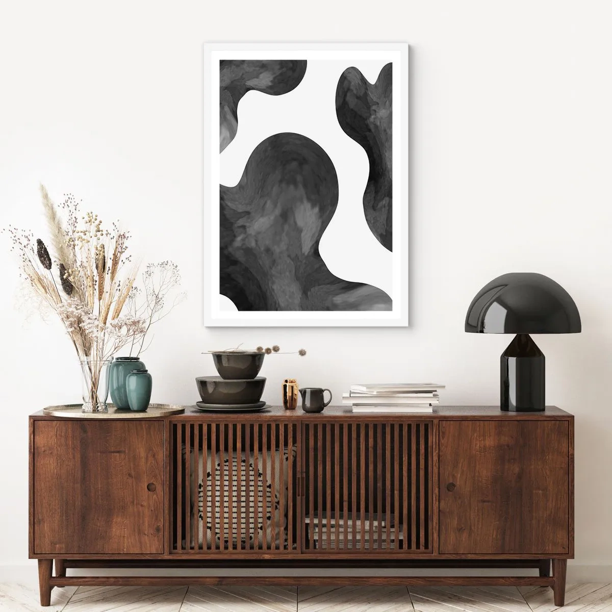 Poster in white frmae - Milky Way - 70x100 cm