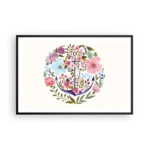 Poster in black frame - Good Dream of a Sailor - 91x61 cm