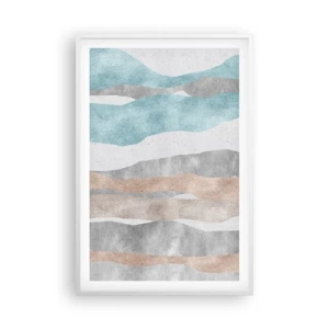 Poster in white frmae - Study of Continuity - 61x91 cm