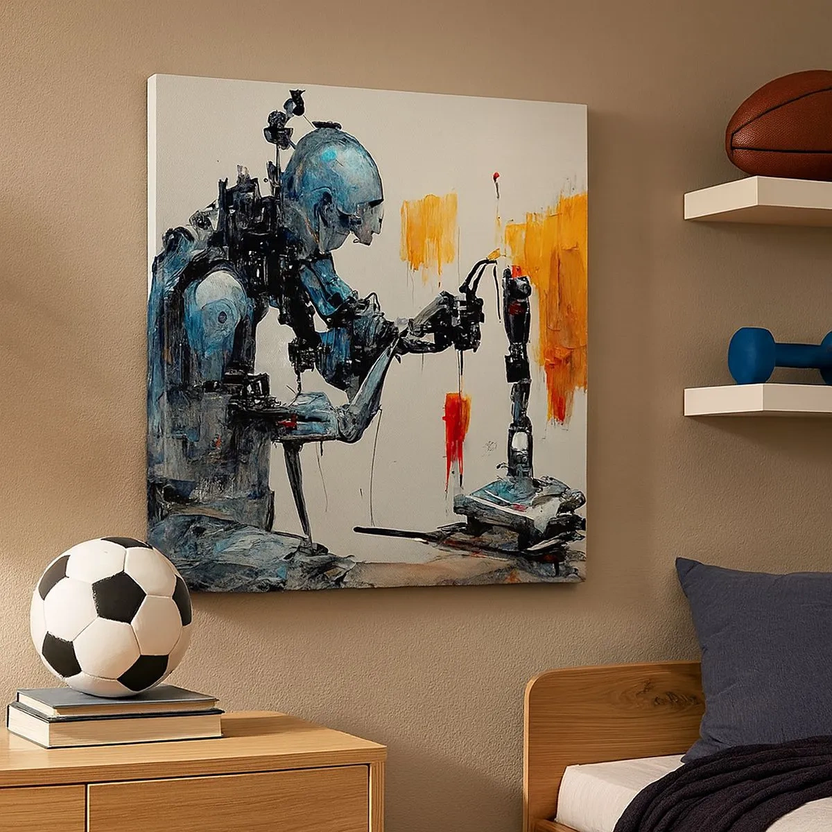 Canvas picture - This Is Tomorrow - 30x30 cm