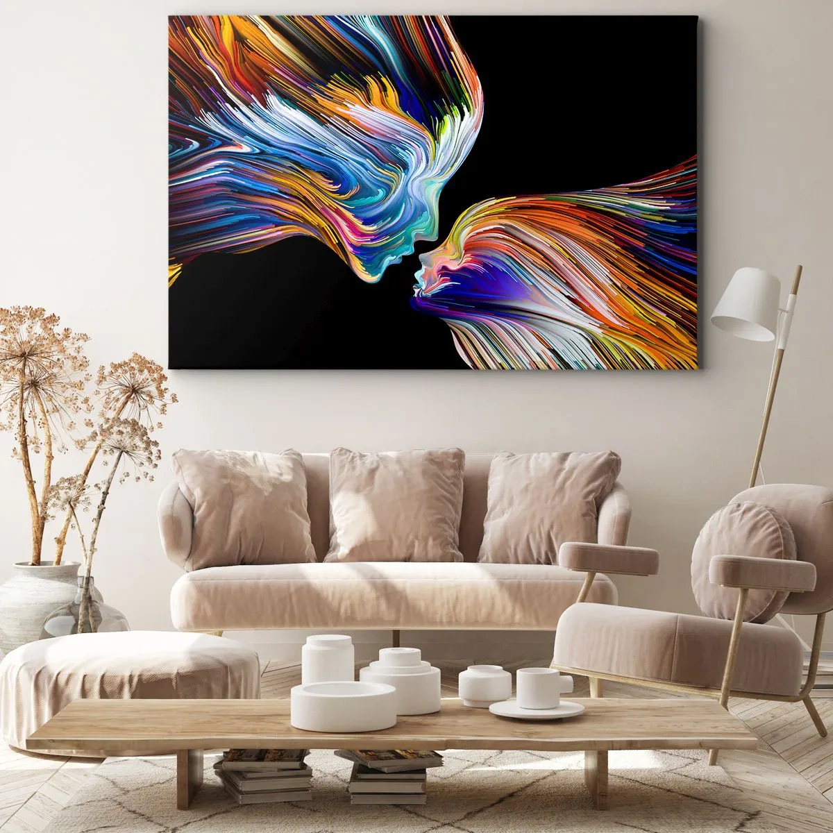 Canvas picture - Fusion of Energy and Light - 100x70 cm