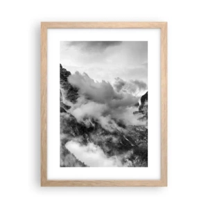 Poster in light oak frame - Beautiful and Cruel - 30x40 cm