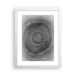 Poster in white frmae - Sign of the Time - 30x40 cm