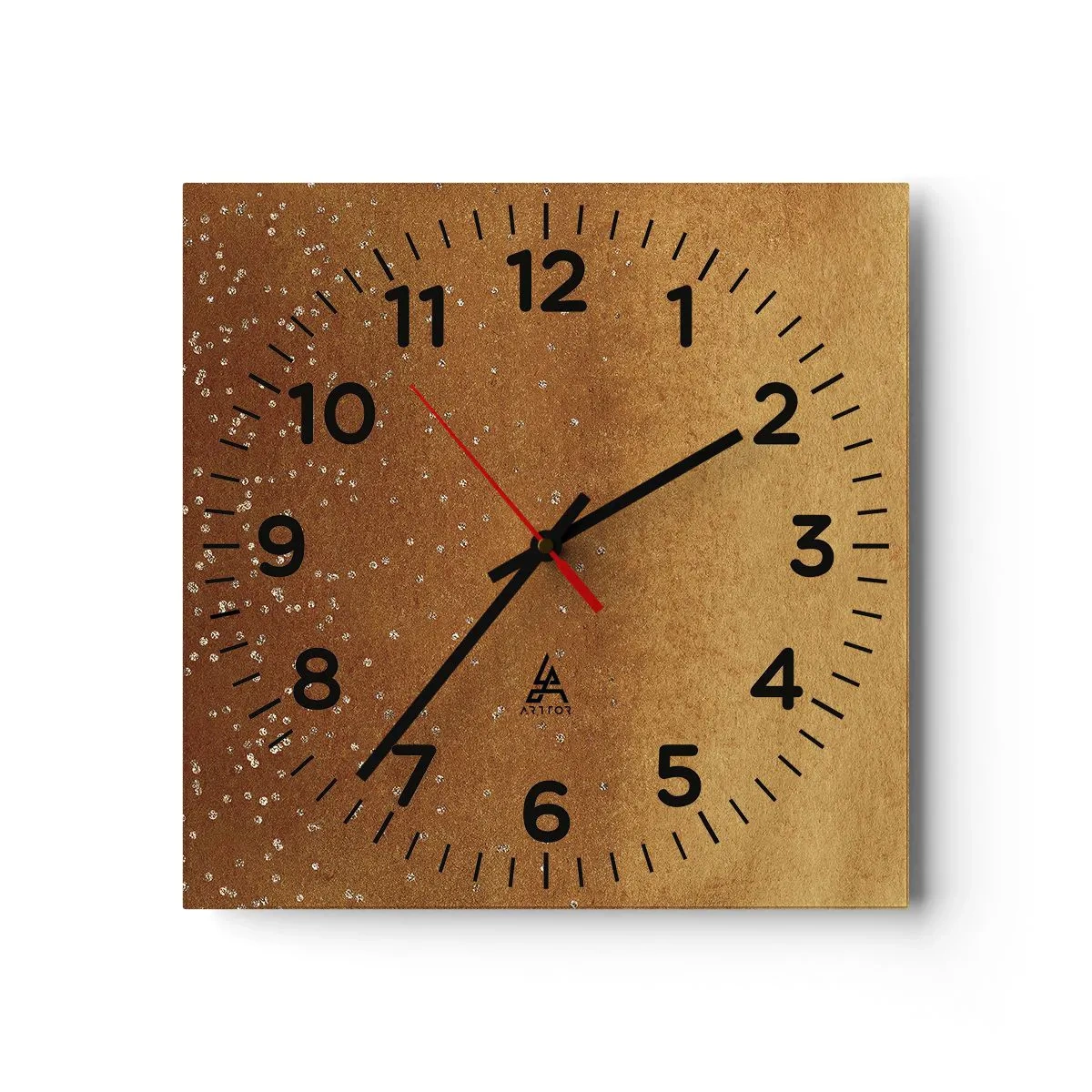 Wall clock - Clock on glass - Tthe Birth of the Universe - 30x30 cm