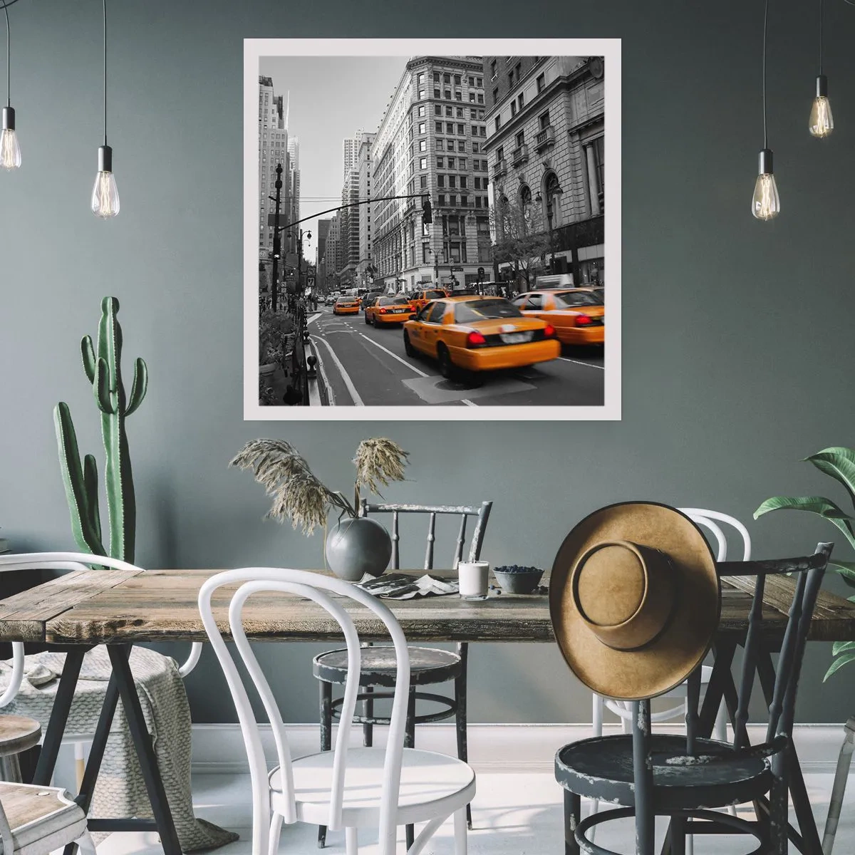 Poster - Suns of a Big City - 40x40 cm