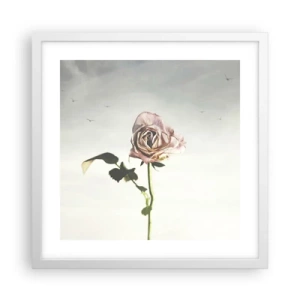 Poster in white frmae - Welcoming of Spring - 40x40 cm