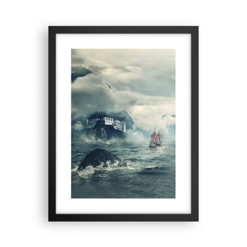 Poster in black frame - On Magical Waters - 30x40 cm