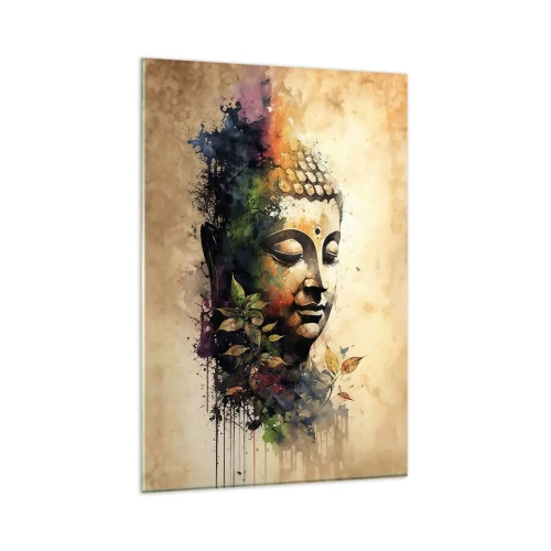 Glass picture - Namaste! - 80x120 cm