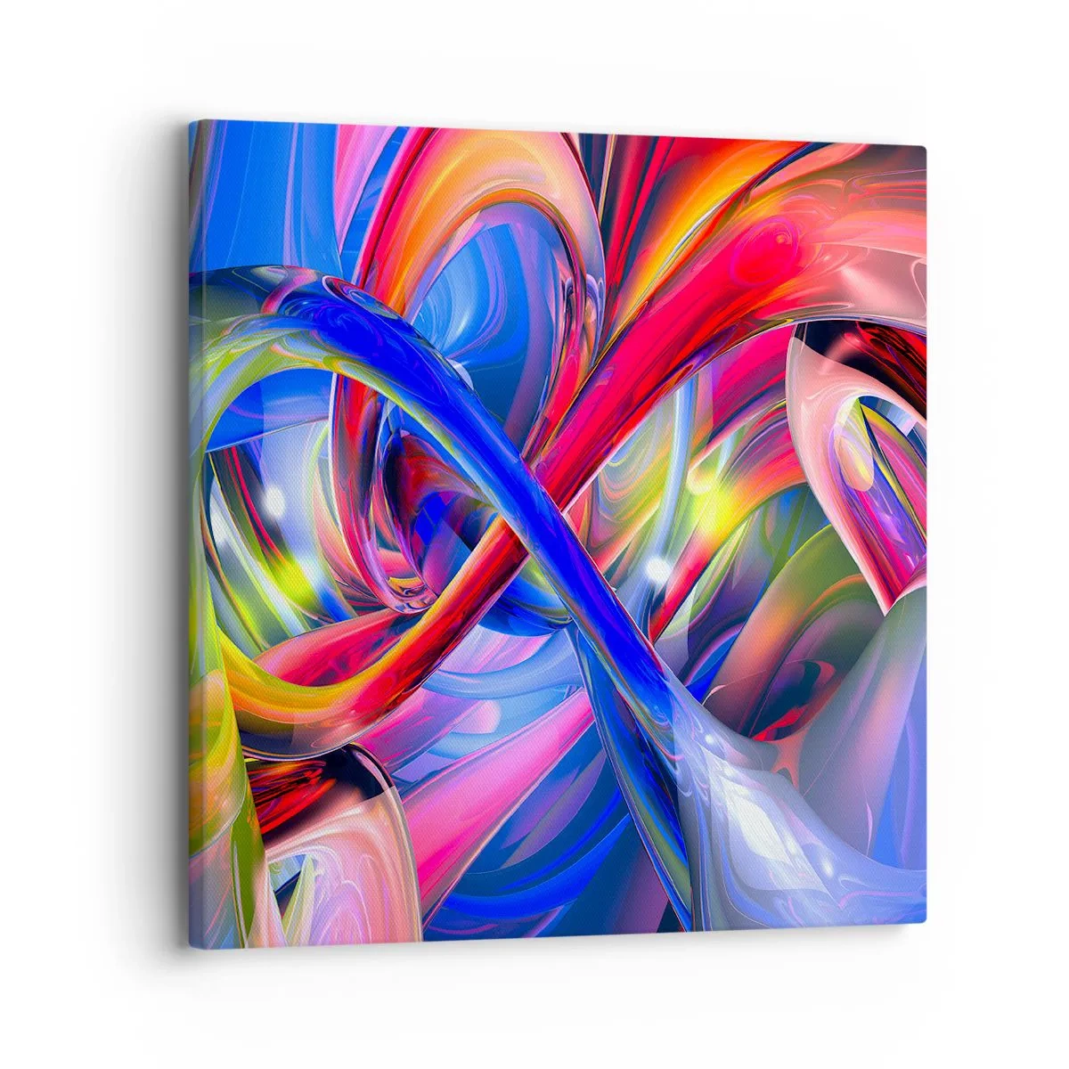Canvas picture - Dance of Colours - 30x30 cm