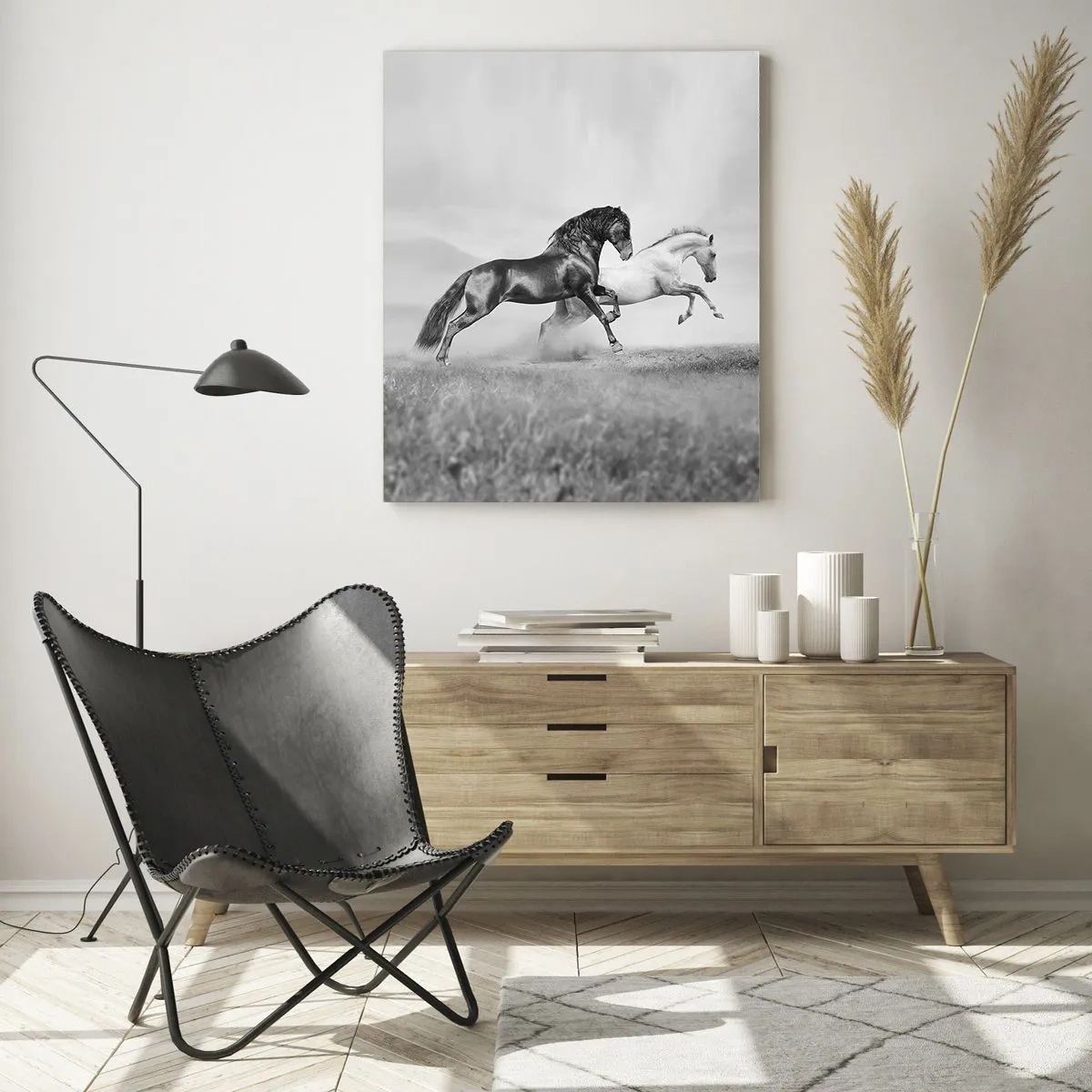 Glass picture - Angels and Demons - 80x120 cm