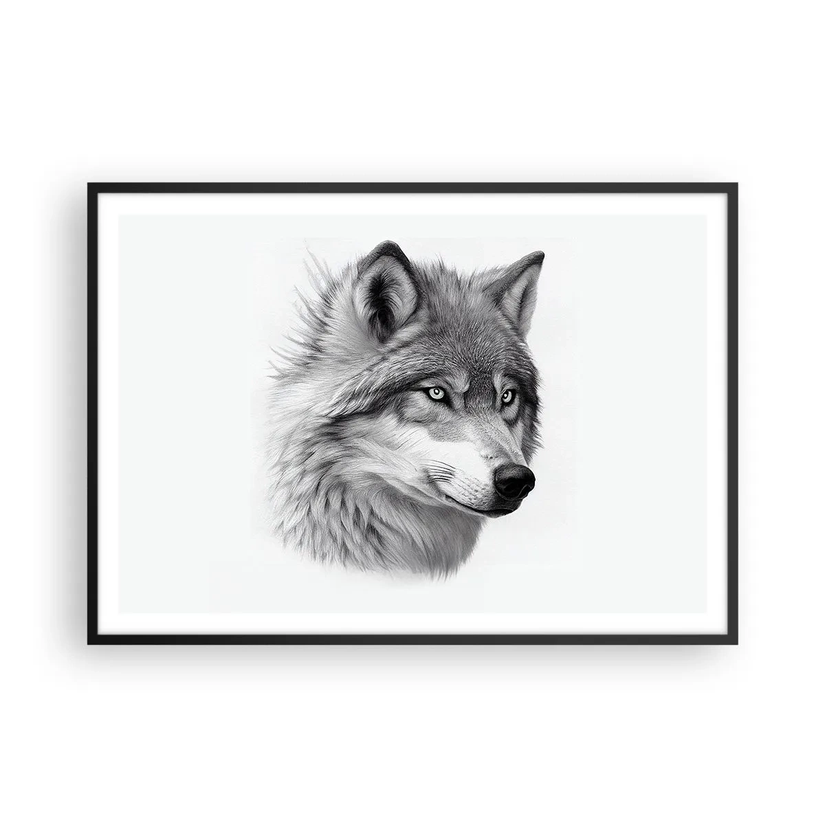 Poster in black frame - Alpha - Without a Doubt - 100x70 cm