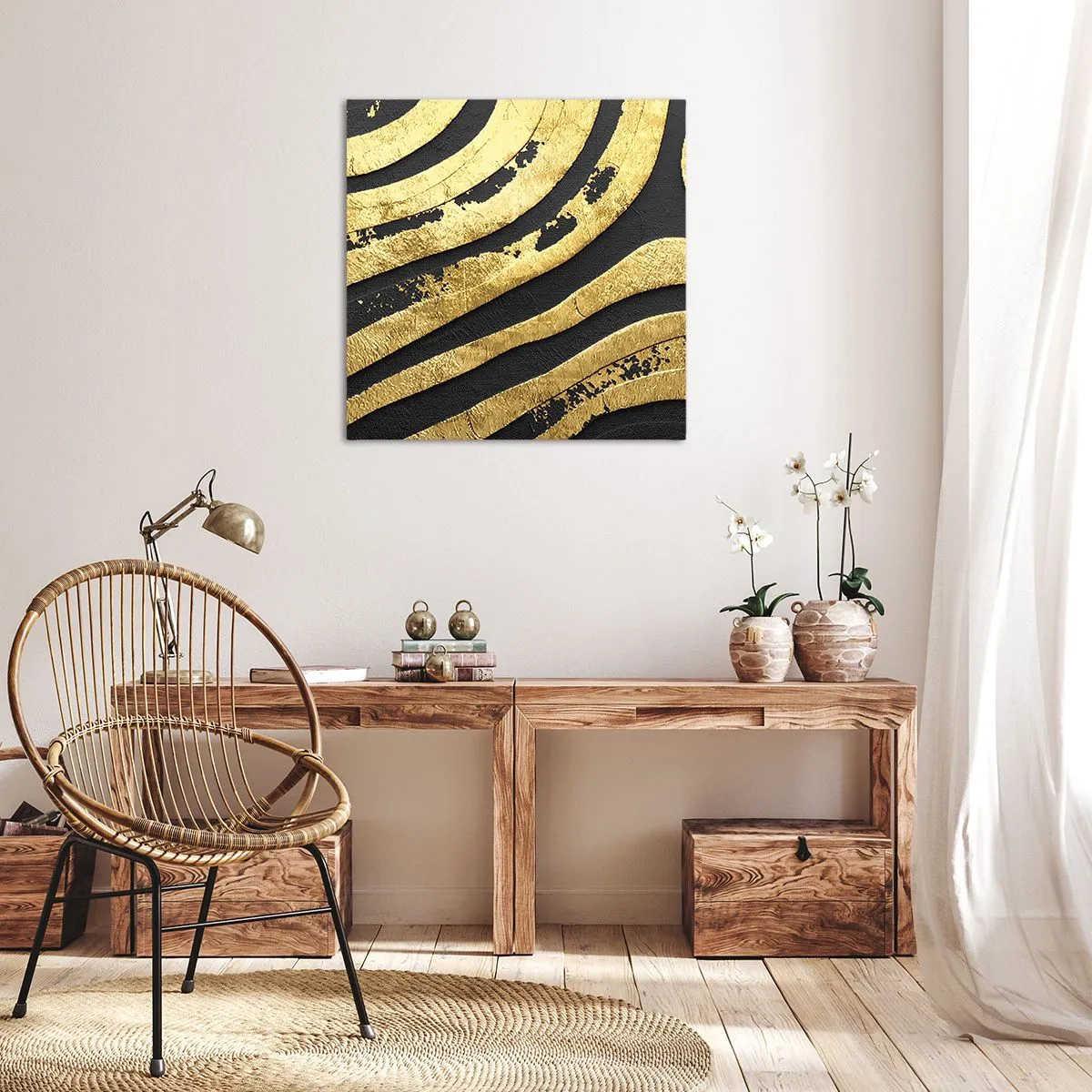 Canvas picture - Everything Flows - 30x30 cm