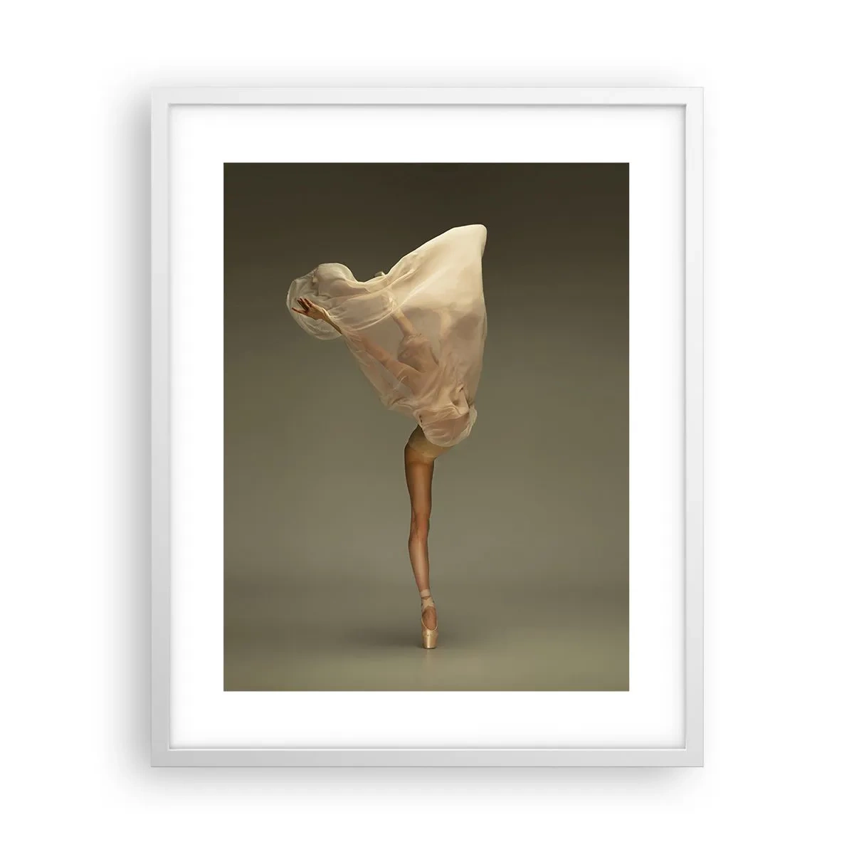 Poster in white frmae - About To Fly - 40x50 cm