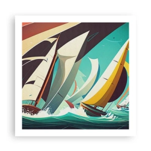 Poster - Standing Up to Elements - 60x60 cm