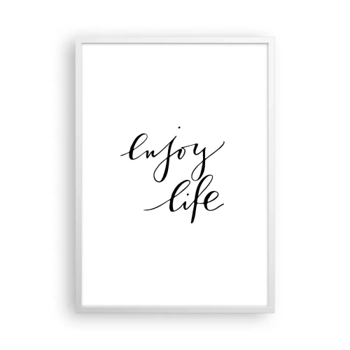 Poster in white frmae - Nothing to Add… - 50x70 cm