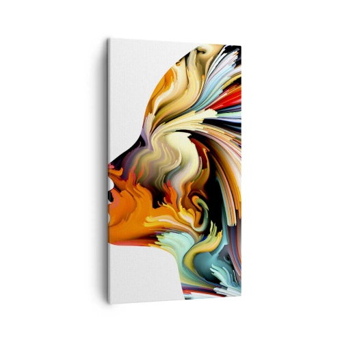 Canvas picture - Explosion of Imagination - 45x80 cm