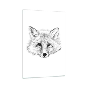 Glass picture - Foxy Look - 70x100 cm