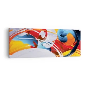 Canvas picture - Dance of Elements - 140x50 cm