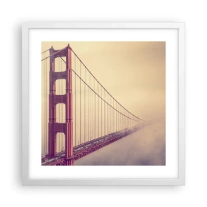 Poster in white frmae - Between Heaven and Earth - 40x40 cm