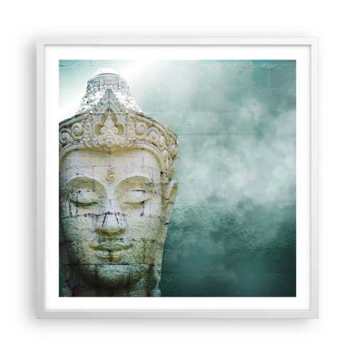 Poster in white frmae - In Search of Light - 60x60 cm