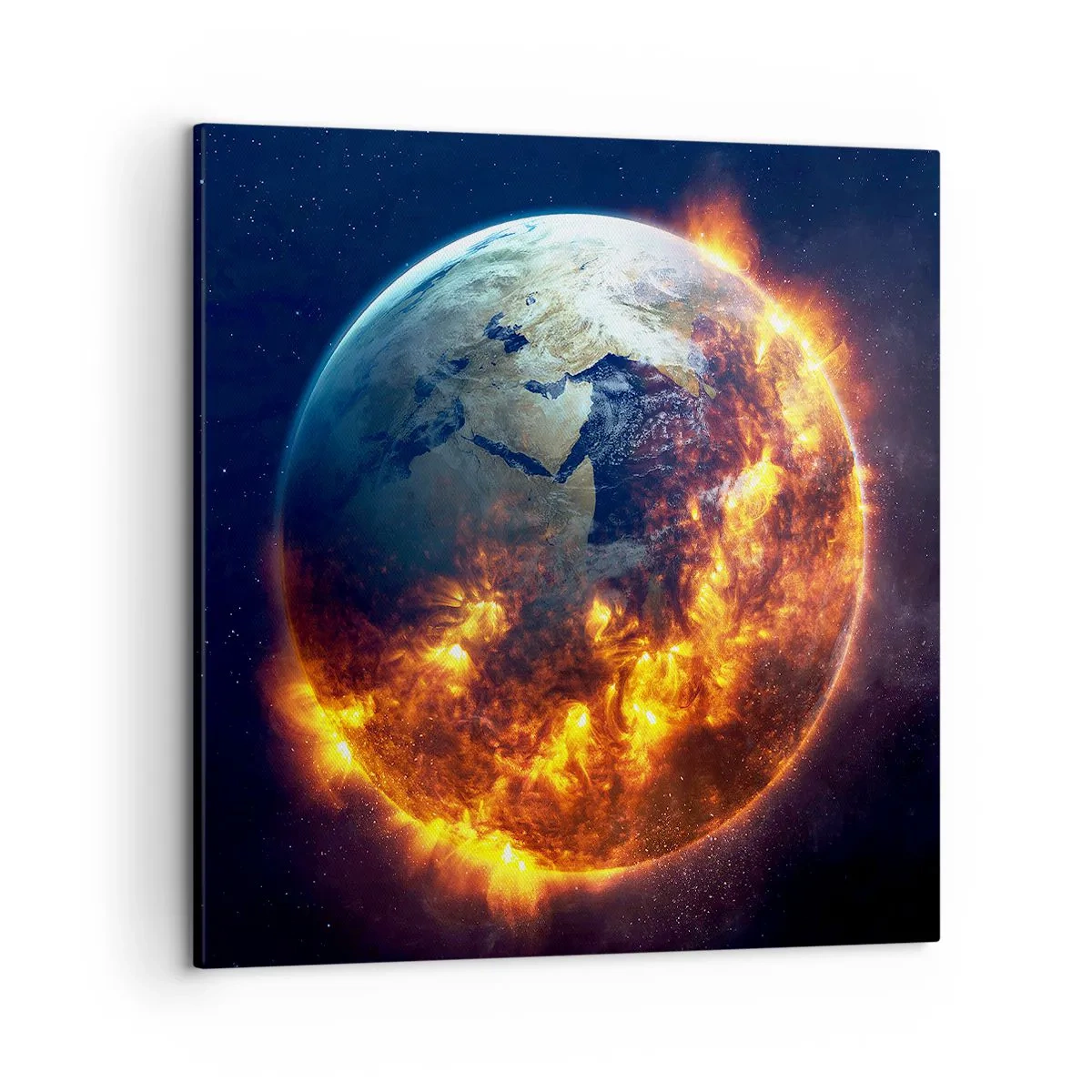 Canvas picture - Flame of Apocalypse - 50x50 cm