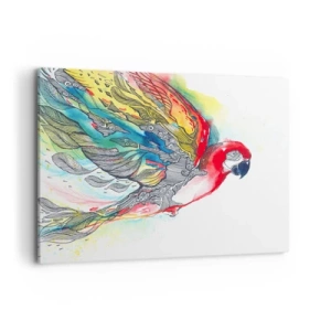 Canvas picture - Live Colourfully - 100x70 cm