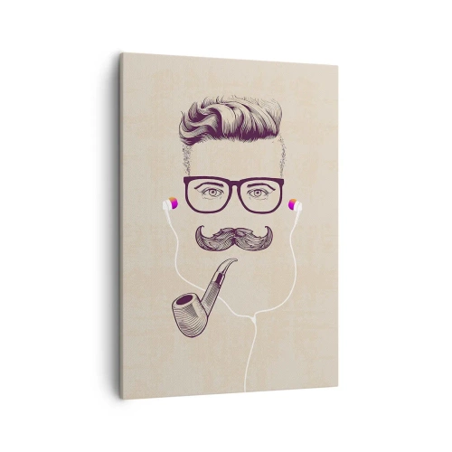 Canvas picture - A Real Man? - 50x70 cm