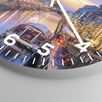 Clock face with numbers