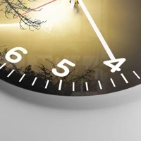 Clock face with numbers