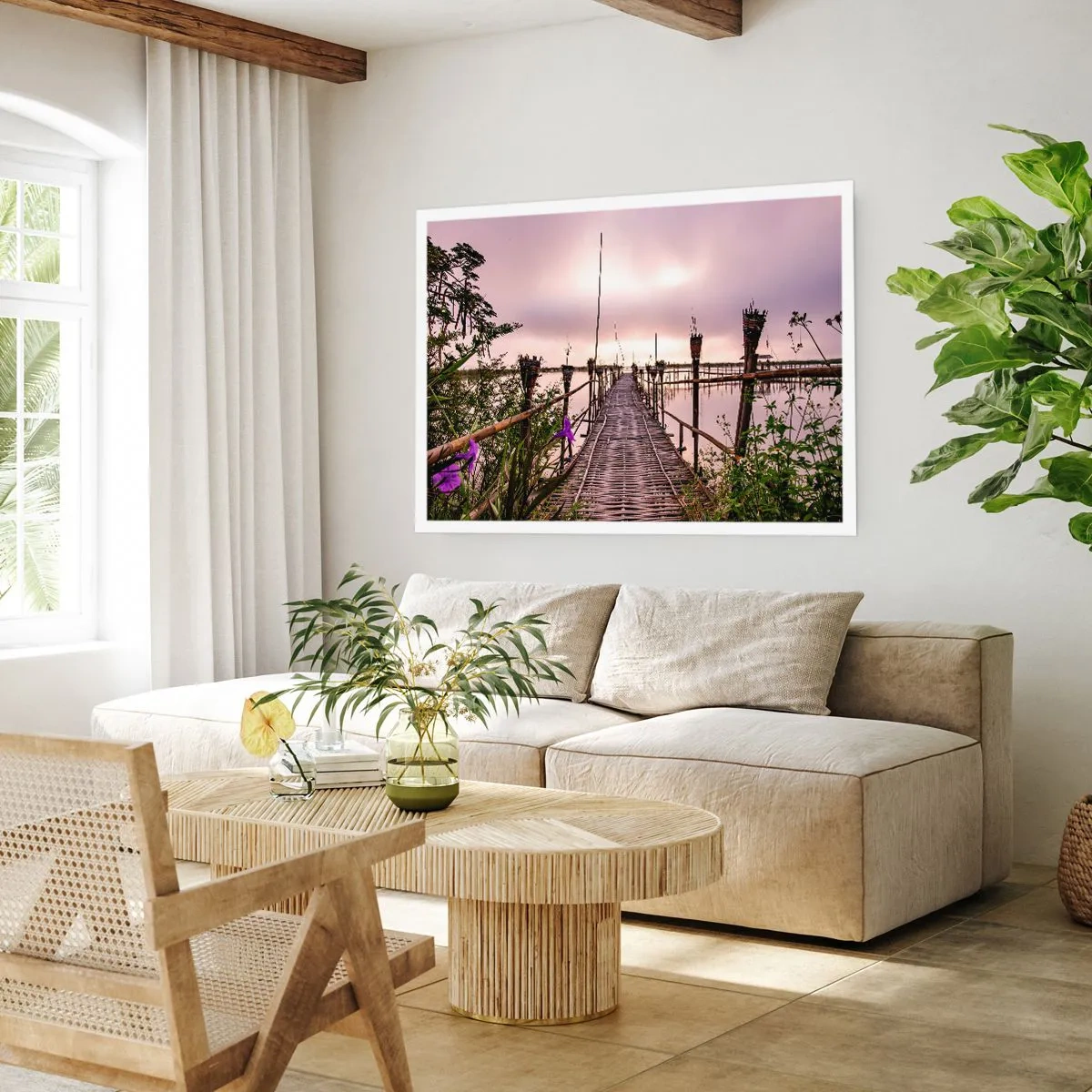 Poster - Peace and Quiet of Asia - 100x70 cm