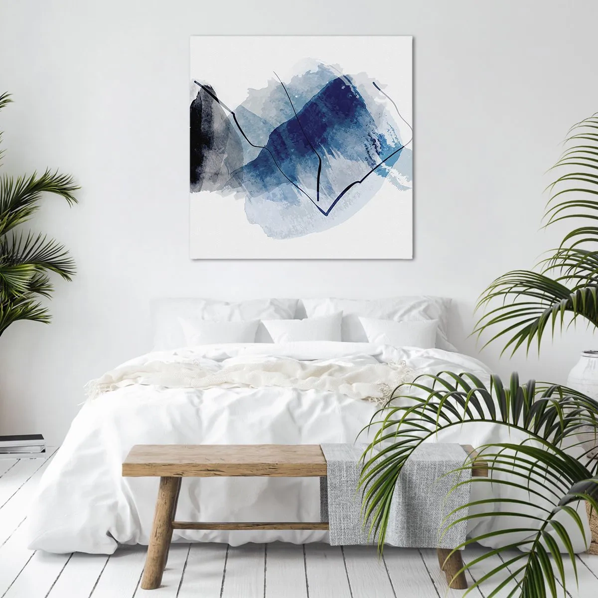 Canvas picture - Ice Mountain - 30x30 cm