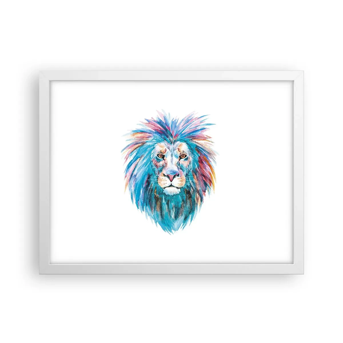 Poster in white frmae - Electrifying Aura - 40x30 cm