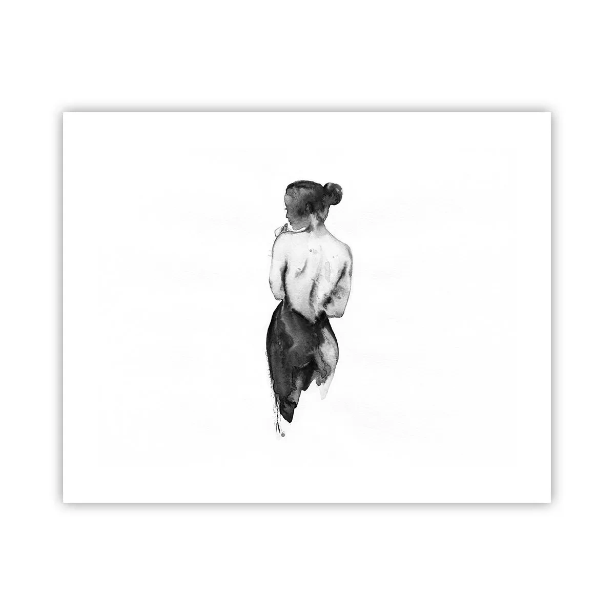 Poster - By Her Side the World Disappears - 50x40 cm