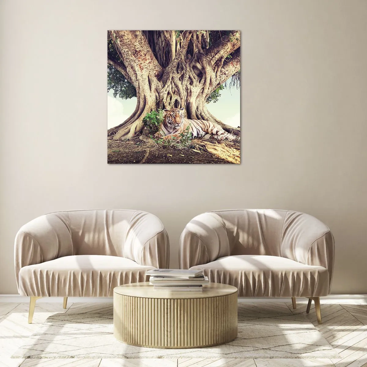 Glass picture - View from the Genesis - 60x60 cm