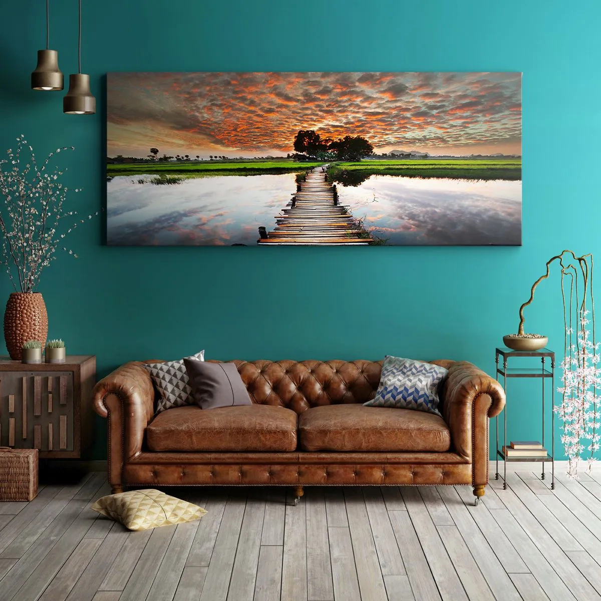 Canvas picture - Spread Your Arms and Breathe - 120x50 cm