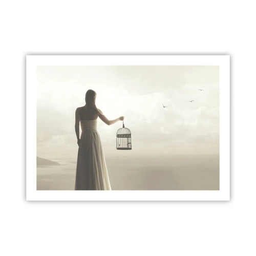 Poster - Be Free - 70x50 cm
