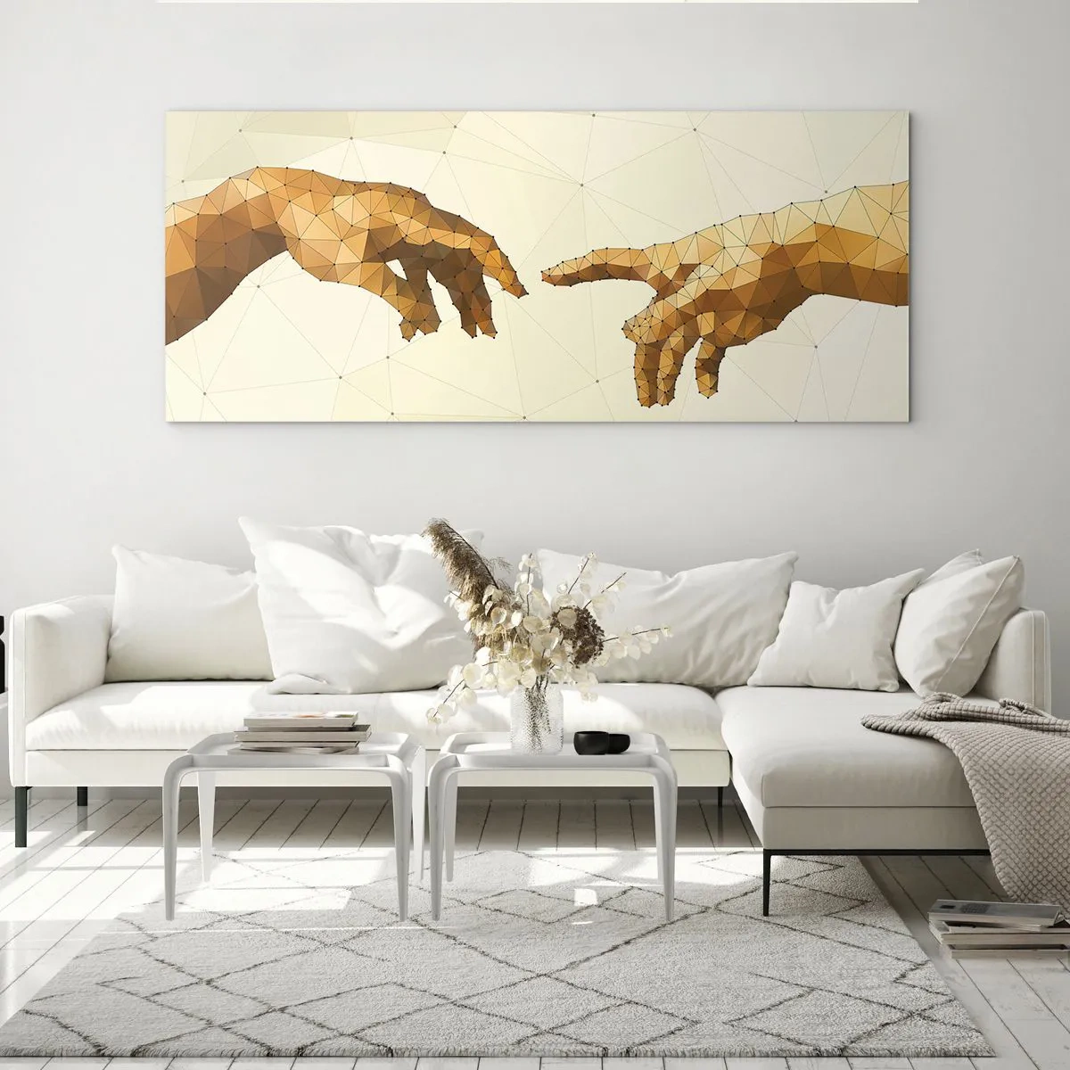 Glass picture - God's Geometry - 140x50 cm