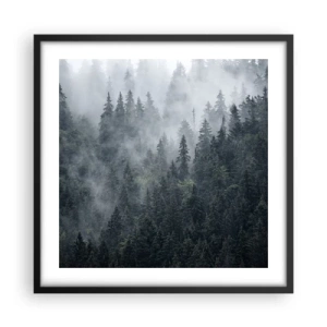 Poster in black frame - Forest World - 50x50 cm