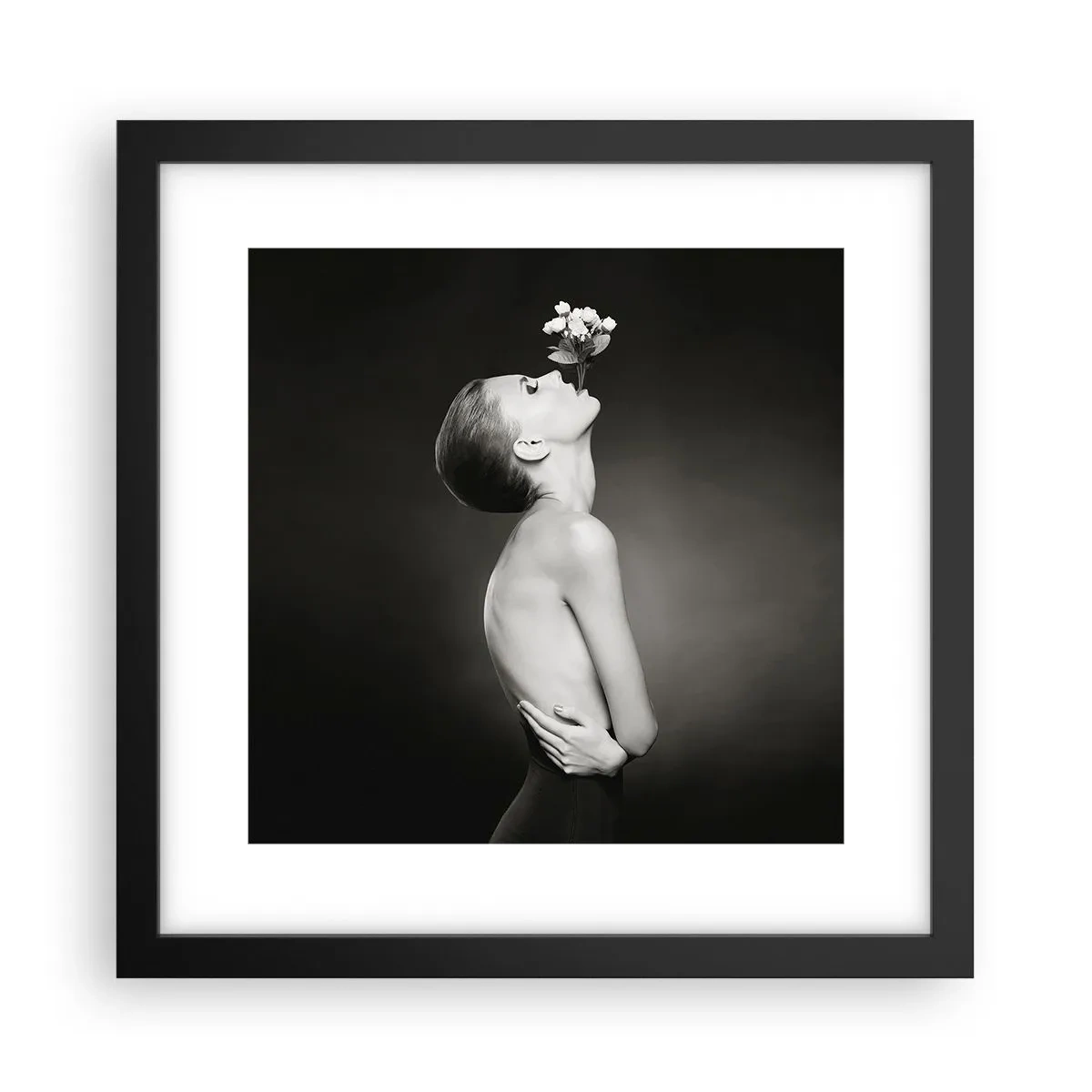 Poster in black frame - Eccentric Elegance - 30x30 cm