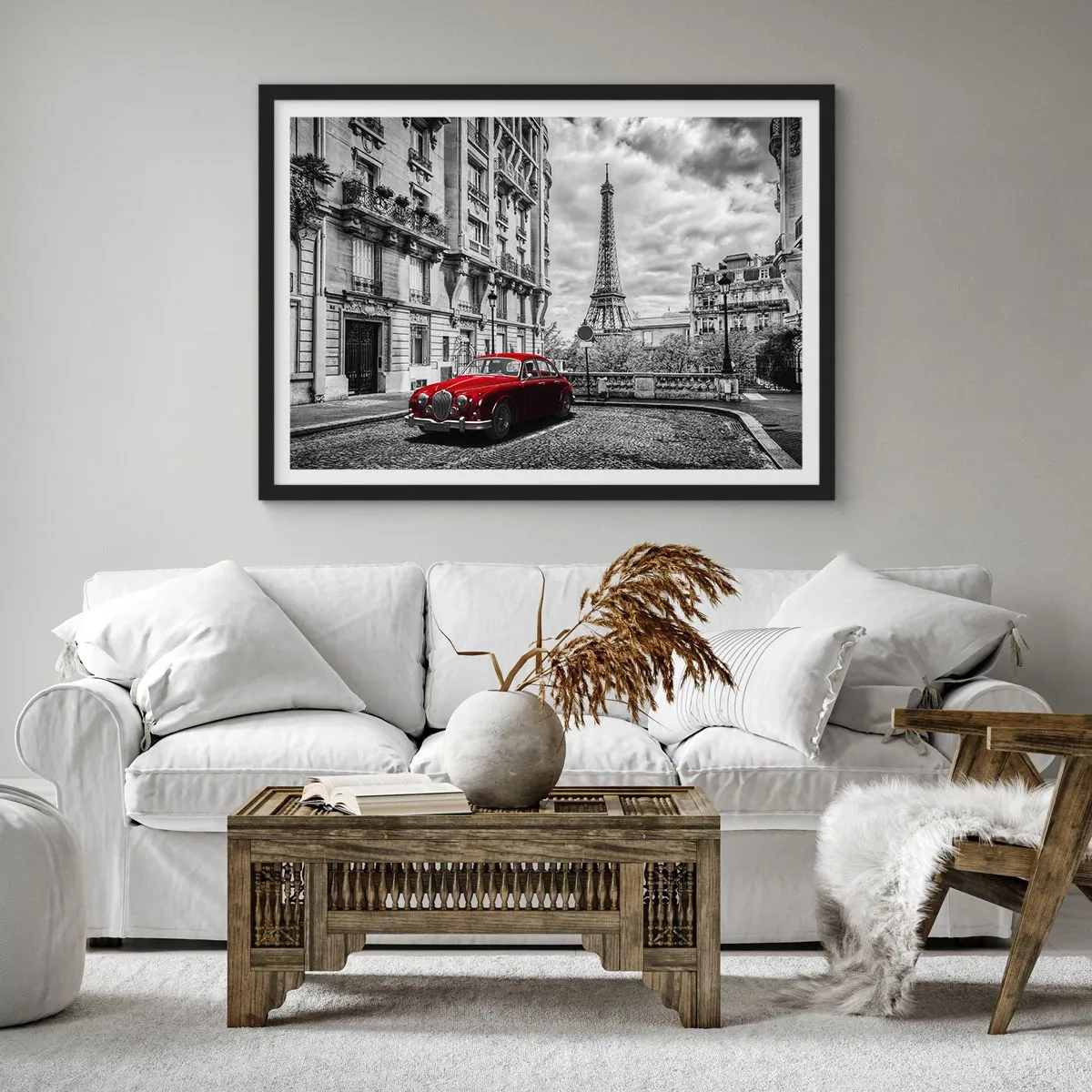 Poster in black frame - Predator in the City - 91x61 cm