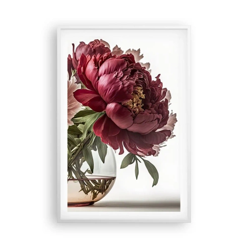 Poster in white frmae - In Full Bloom of Beauty - 61x91 cm