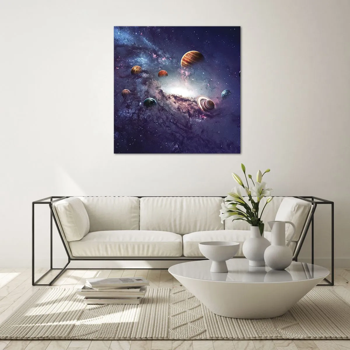 Glass picture - Solar-Dancing System - 40x40 cm