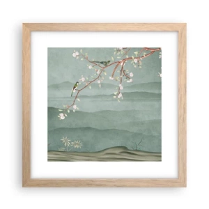 Poster in light oak frame - Spring, It Is You - 30x30 cm