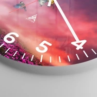 Clock face with numbers