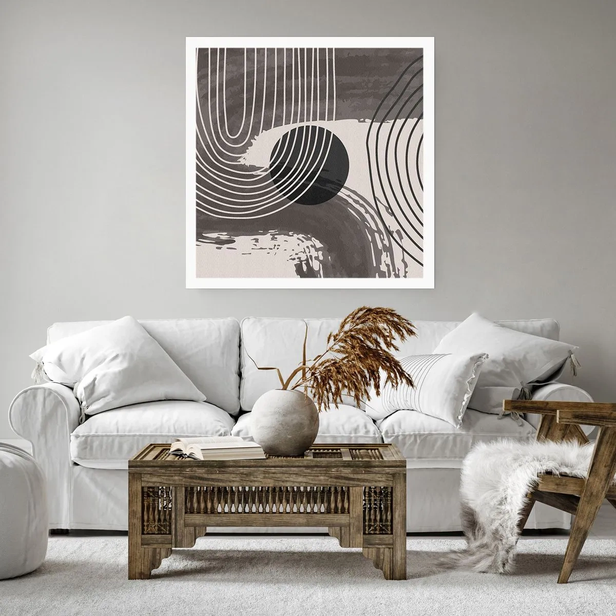 Poster - Oval Wins - 30x30 cm