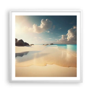 Poster in white frmae - Dream Day - 60x60 cm