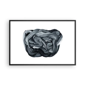 Poster in black frame - It's Not So simple - 91x61 cm