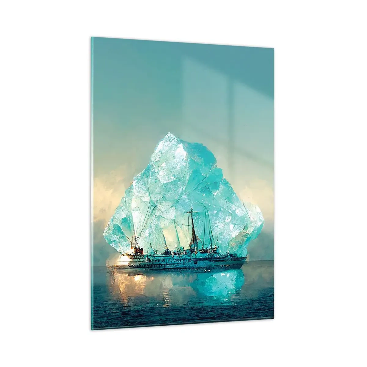 Glass picture - Arctic Diamond - 50x70 cm